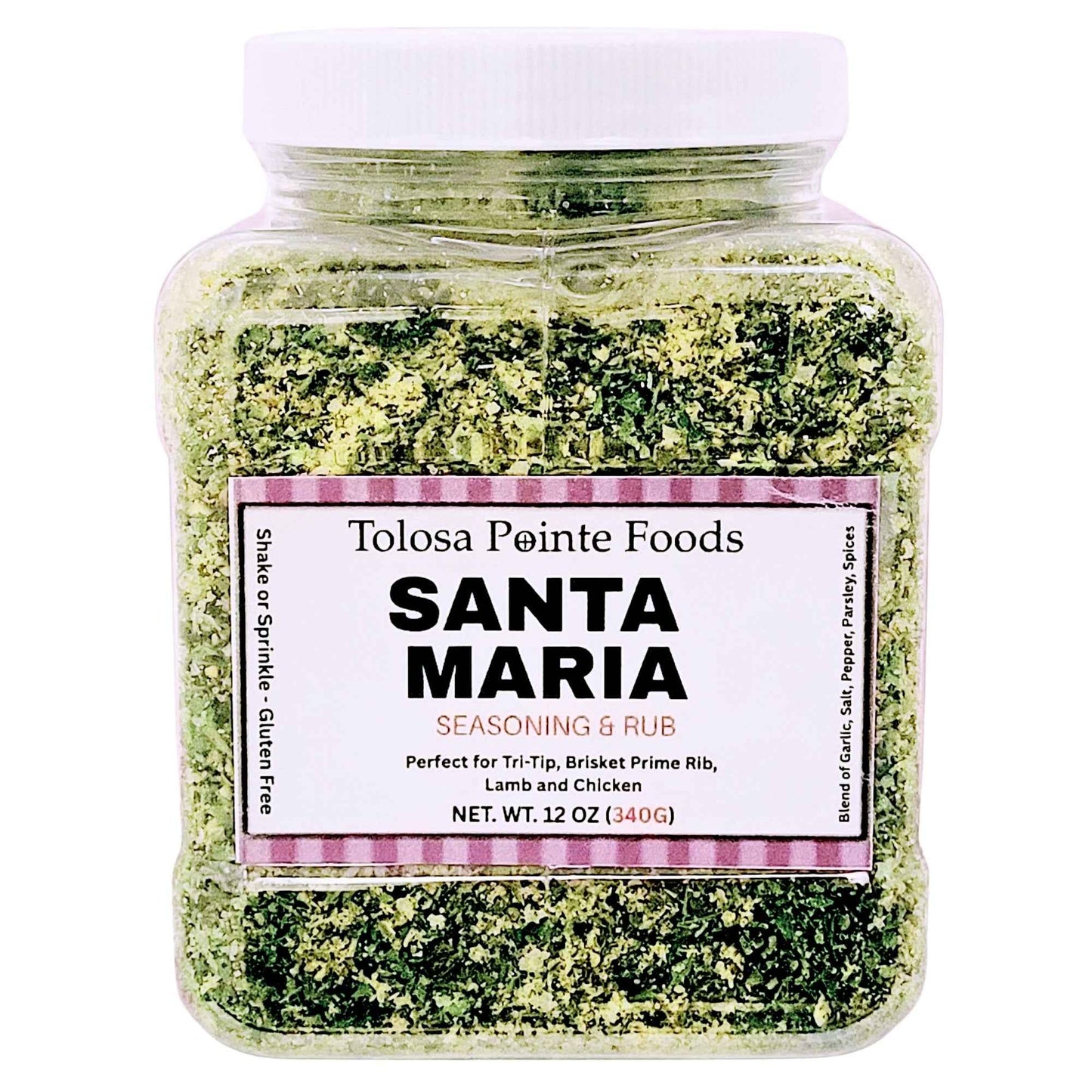 Tolosa Pointe All Que Santa Maria Seasoning Blend 11 Oz