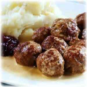 Swedish Meatballs  in Maple Bourbon Recipe