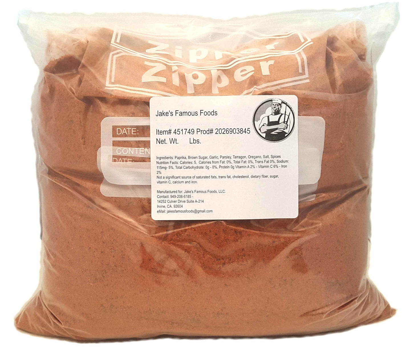 Memphis Sugar Free MSG Free BBQ Rub 48 Oz